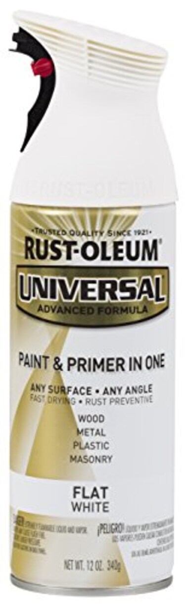 Rust-Oleum Universal All Surface Spray Paint, Flat White