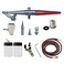 Paasche Airbrush H-Set Single Action Siphon Feed Airbrush Set , Red