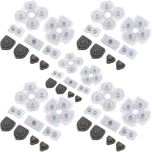 ambertown Ambertown 5 Set Silicone Conductive Rubber Pads For PS4 Controller