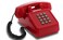 Opis Technology PushMeFon Cable Push Button Landline Phone, Red