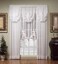 Today's Curtain, Silhouette Stripe Sheer Panel 72", White, 60" W x 72" L