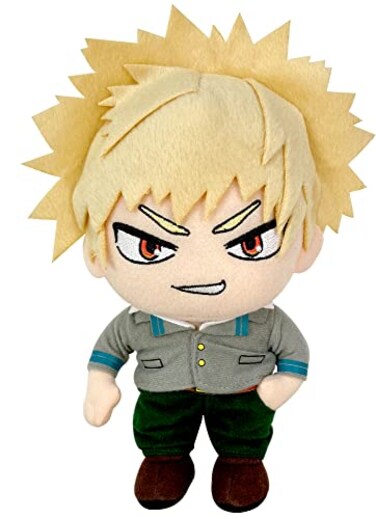 Great Eastern My Hero Academia- Bakugo Uniform Plush 8" H