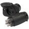 Marinco 12VCPS3 Trolling Motor Plug and Receptacle Kit, DC Electrical Connector, Black, 70 Amp 12/24/36/48V System