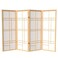 Red Lantern 4 ft. Short Eudes Shoji Screen - Natural - 4 Panels