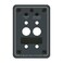 Blue Sea Systems 8173 A-Series Double Blank Mounting Panel