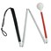 Reizen 4-Section Alum Folding Cane with Rolling Tip 44-in