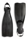 Cressi Pro Light Adjustable Open Heel Fins, Black, S/M