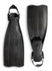 Cressi Pro Light Adjustable Open Heel Fins, Black, S/M