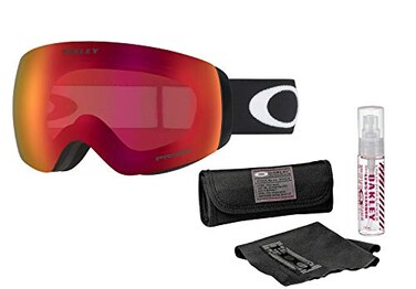 Oakley Flight Deck XM Snow Goggle ,Matte Black Frame/Prizm Torch Iridium Lenswith Lens Cleaning Kit