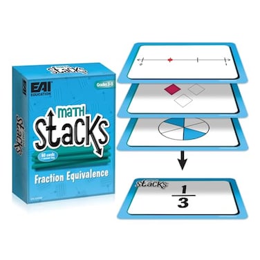 EAI Education Math Stacks Fraction Equivalence Game: Grades 3-5