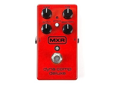 MXR Dyna Comp Deluxe Compressor Guitar Effects Pedal , Red