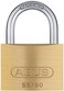 ABUS 55/60 Solid Brass Padlock with 2 Keys for School, Gym