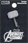 Marvel Thor Hammer Pewter Lapel Pin,Silver,1