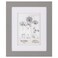 Gallery Solutions - 8"x10" Flat Grey Wall Frame - Double White Mat - Wall/Wall Mount Display - Perfect Fit for 5"x7" Photos - Versatile Mounting Options - Rectangular Wall Mount - Poster Frame