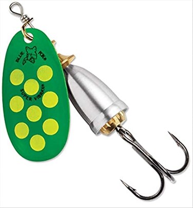 Rapala Classic Vibrax 06 UV 58 Green Yellow Silver UV