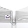 Impact Canopy 20-Foot Canopy Tent Rain Gutter, White