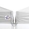 Impact Canopy 20-Foot Canopy Tent Rain Gutter, White