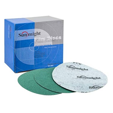 Sunmight 01411 220 Grit 6" Hook/Loop Discs, 50 Pcs