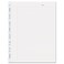 Blueline MiracleBind Notebook Refill Sheets 50 Sheets 9.25x7.25-Inch ,AFR9050R, White