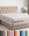 CGK Unlimited CGK Linens Extra Deep King Fitted Sheet - Fitted Sheet Only - Light Grey