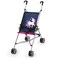 Bayer Design Doll Buggy - Folding Stroller for Dolls up to 18 Inches, Blue