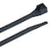Gardner Bender 46-308UVBM Standard Cable Tie, 0.17" Width, 8" Length, 2" Maximum Bundle Diameter, Ultraviolet Black, ,Case of 5,46-308UVBMN
