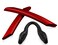 Oakley AOO9181KT Radarlock Path Earsock/Nosepiece Kit, Red, One Size