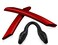 Oakley AOO9181KT Radarlock Path Earsock/Nosepiece Kit, Red, One Size