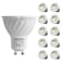 DiCUNO GU10 LED Bulb, 60W Equivalent, 600LM, Daylight White 6000K, 10-Pack