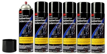 3M 3584 Professional Grade Rubberized Undercoating 6 16oz Cans