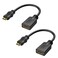 Cable Matters 2-Pack 4K Mini HDMI to HDMI Adapter, 6 inches