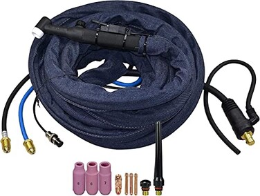 RIVERWELD SR WP 18FV TIG Welding Torch Complete Flexible Argon Gas Valve