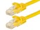 Monoprice Cat6 Ethernet Patch Cable - RJ45, Stranded, 550Mhz, UTP, Pure Bare Copper Wire, 24AWG, 10 Feet, Yellow - Flexboot Series