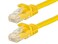 Monoprice Cat6 Ethernet Patch Cable - RJ45, Stranded, 550Mhz, UTP, Pure Bare Copper Wire, 24AWG, 10 Feet, Yellow - Flexboot Series