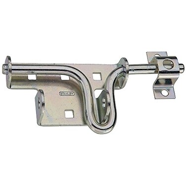 National Hardware Sliding Bolt DoorGate Latch, Steel, Zinc Plated