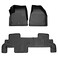 SMARTLINER 2 Row Floor Mat Set Compatible with 2008-2017 Buick Enclave