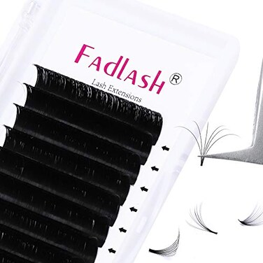 FADLASH Volume Lash Extensions Easy Fan Lashes 3D-10D D Curl Natural Lashes