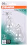 LEDVANCE Sylvania Incandescent A15 E12 Base 60 Watt Ceiling Fan Light Bulbs, 2 Pack