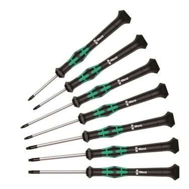 Wera 2067/7 Kraftform Micro Torx HF Precision Screwdriver Set