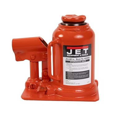 JET 22.5-Ton Low-Profile Hydraulic Bottle Jack w/ Handle ,JHJ-22-1/2L