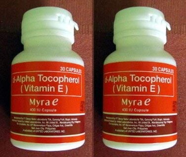 Myra E 2 Bottles myra -e tocopherol 400 Capsules for Glowing Healthy Young Skin