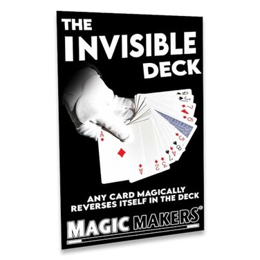 Magic Makers Invisible Deck Magic Trick, Red or Blue