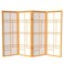 Red Lantern 4 ft. Short Eudes Shoji Screen - Honey - 4 Panels