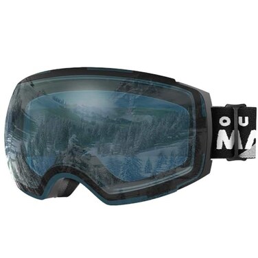 OutdoorMaster Ski Goggles PRO, OTG Snow Goggles with Interchangeable Lens