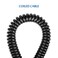 UCEC Micro HDMI to HDMI Cable - Left Angled Spring - Durable Coil