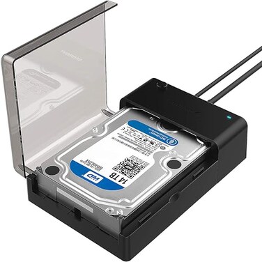 SABRENT USB 3.0 to SATA Hard Drive Docking Station, 2.5/3.5in ,EC-DFLT