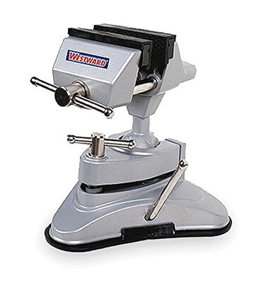 Westward Vacuum Base Vise, 2 3/4 In