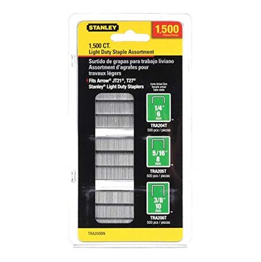 Stanley TRA200BN Light-Duty Staple Assortments