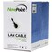 NavePoint CAT6 Ethernet Cable - CCA Bulk CAT6 Cable 250ft Ethernet Cable, 550MHz, 23AWG 4 Pair, Unshielded Twisted Pair ,UTP, Solid Black