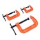 PONY Malleable Iron C-Clamp Set, 3-Piece, ,1", 2", 3